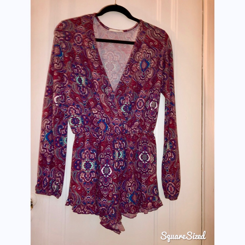 Cool patterned romper